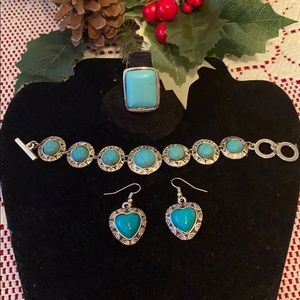 ❤️ Matching Ring & Bracelet, Earrings